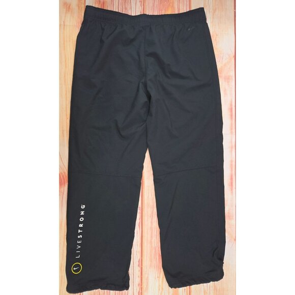 Nike Dri-Fit Livestrong Black Performance Training Pants Medium Recycled Polyest - Picture 2 of 9